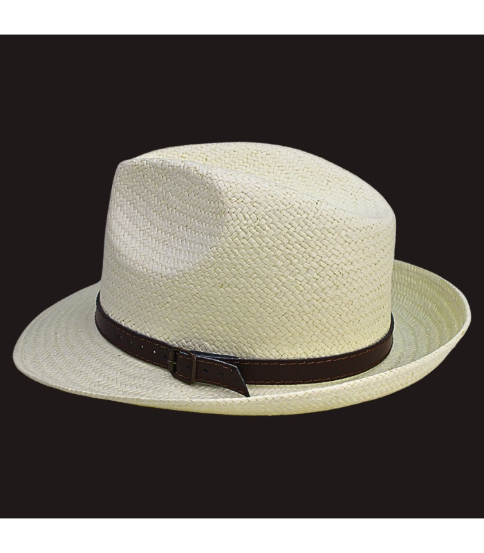 TRILBY HAT MADE OF VEGETABLE FIBRES FOR MEN