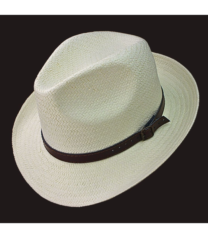 TRILBY HAT MADE OF VEGETABLE FIBRES FOR MEN