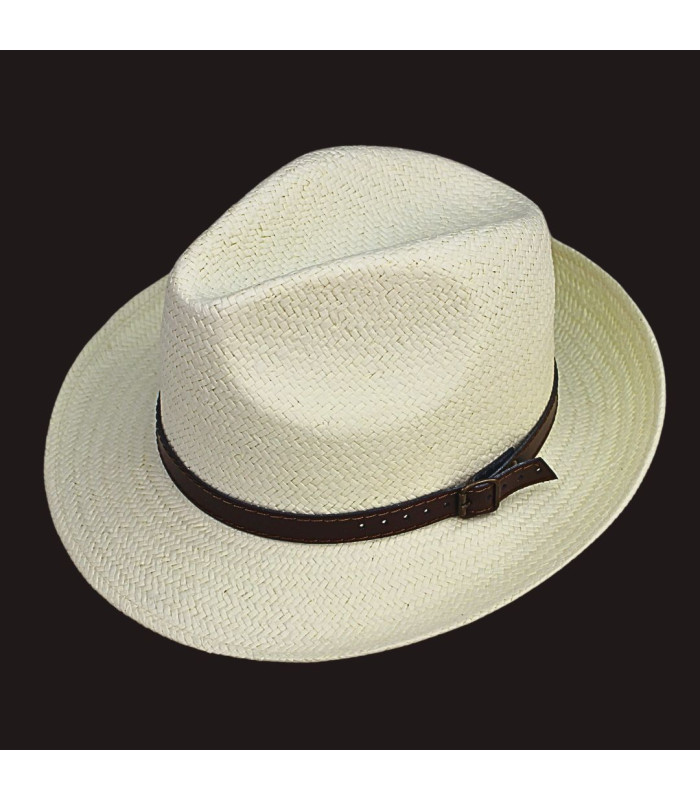TRILBY HAT MADE OF VEGETABLE FIBRES FOR MEN