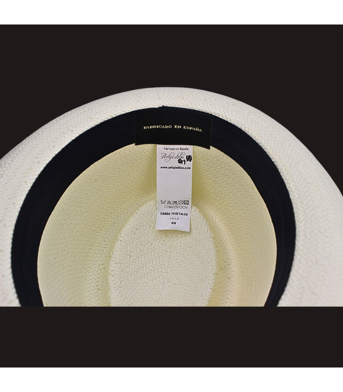 VEGETABLE FIBRE HAT FOR MEN