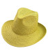 ADJUSTABLE ASYMMETRICAL VEGETABLE FIBER HAT FOR WOMEN