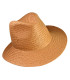 ADJUSTABLE ASYMMETRICAL VEGETABLE FIBER HAT FOR WOMEN