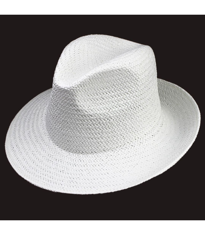 ASYMMETRISCHER VERSTELLBARER HUT AUS PFLANZENFASERN FÜR DAMEN