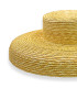 NATURAL BRAIDED STRAW WIDE-BRIM HAT FOR WOMEN – ADJUSTABLE