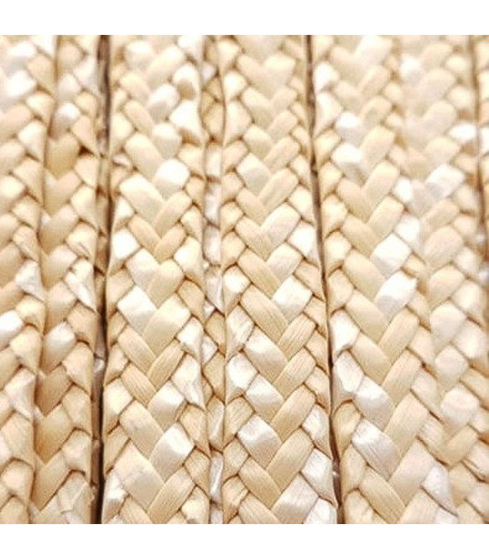 NATURAL BRAIDED STRAW TAPE "MoMA"  12mm x 1m