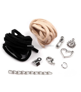 Set Basico Joyeria S/foto Ancho: 3,5 Cmlongitud: 15,5 Cmespesor: 2 Cm - cuero
