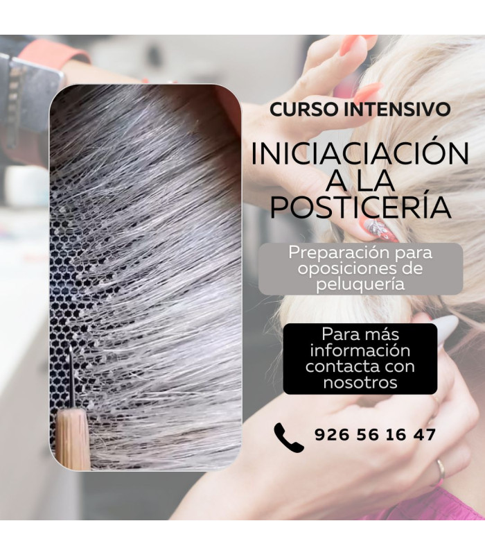 CURSO INTENSIVO - INICIACIÓN A LA POSTICERÍA (BAJO NUEVA CONVOCATORIA)