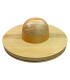 WOODEN HAT BLOCK SET "PEREGRINO" HAT – BRIM AND CROWN