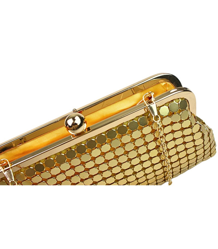 METALLISCHE GOLDTASCHE
