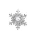 BROCHE COPO DE NIEVE CON PERLA