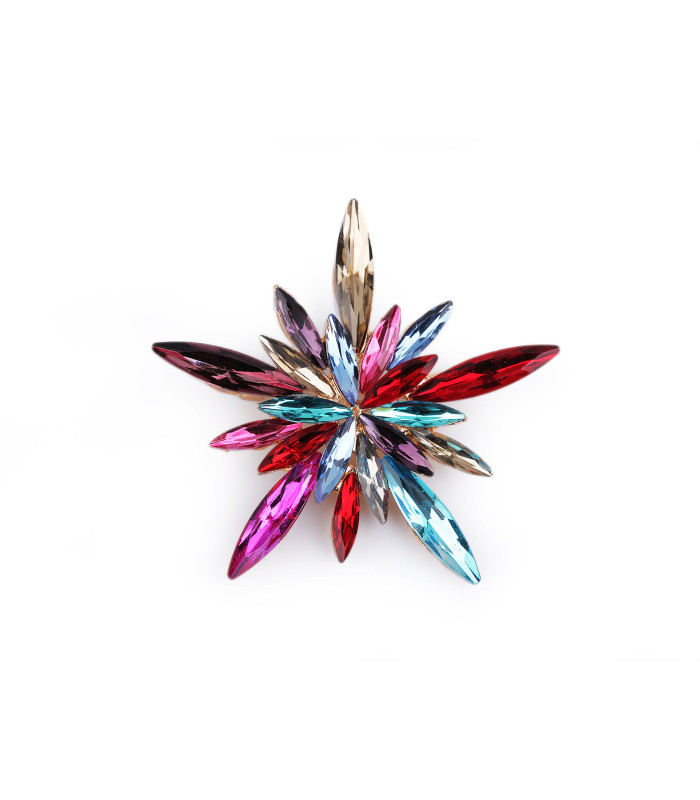 RHINESTONE BROOCH – SNOWFLAKE