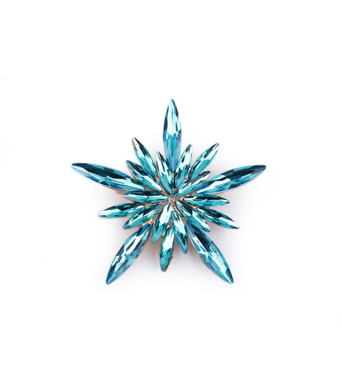 RHINESTONE BROOCH – SNOWFLAKE