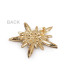 BROCHE CON PEDRERÍA - COPO DE NIEVE