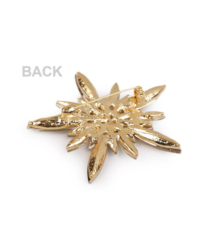 RHINESTONE BROOCH – SNOWFLAKE