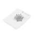 BROCHE DE FLOCO DE NEVE COM PEDRARIA
