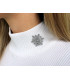 BROCHE DE COPO DE NIEVE CON PEDRERÍA