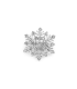 BROCHE DE COPO DE NIEVE CON PEDRERÍA