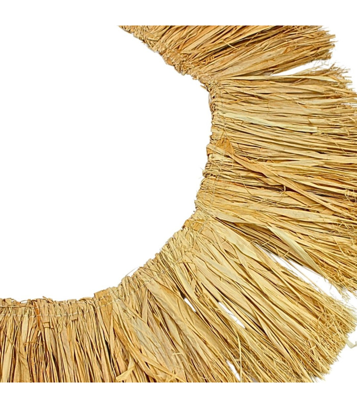 100% NATURAL RAFFIA FRINGE - 15CM X 1M