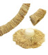 FLECOS DE RAFIA NATURAL 100% - 5CM X 1M