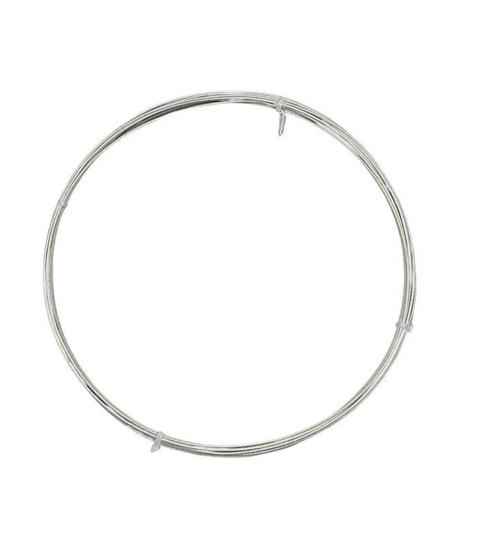 ALAMBRE DE SOMBRERERÍA FORRADO DE HILO DE RAYÓN (DURO) - 1MM X 10M