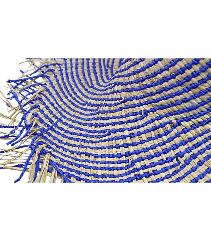 MISCH-CAPELINE AUS RAFFIA UND PAPIERFASER