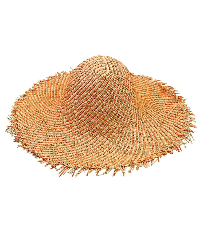 MISCH-CAPELINE AUS RAFFIA UND PAPIERFASER