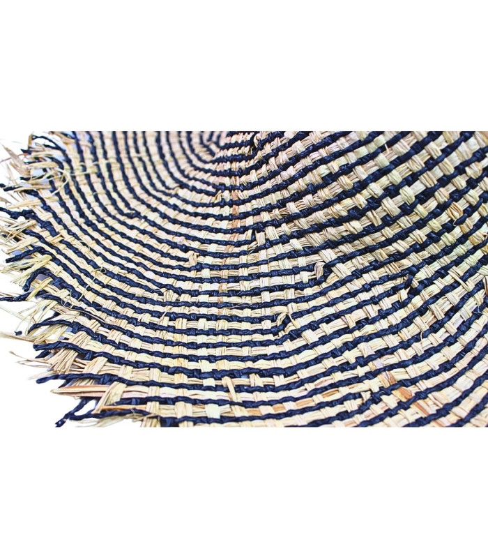 MISCH-CAPELINE AUS RAFFIA UND PAPIERFASER