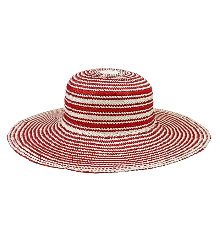 CAPELINE AUS PAPIERFASER MIT GEFLOCHTENEM FINISH