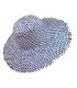 TWO-TONE BRAIDED PAPER FIBER CAPELINA