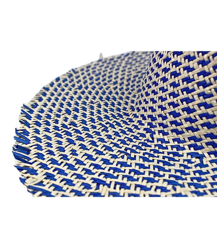 ZWEIFARBIGE, GEFLOCHTENE PAPIERFASER-CAPELINA