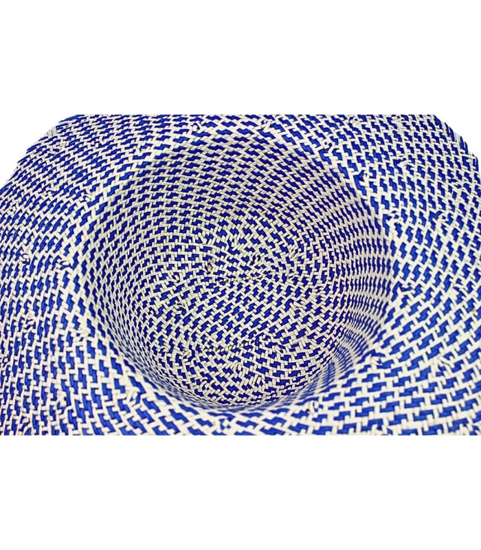 TWO-TONE BRAIDED PAPER FIBER CAPELINA