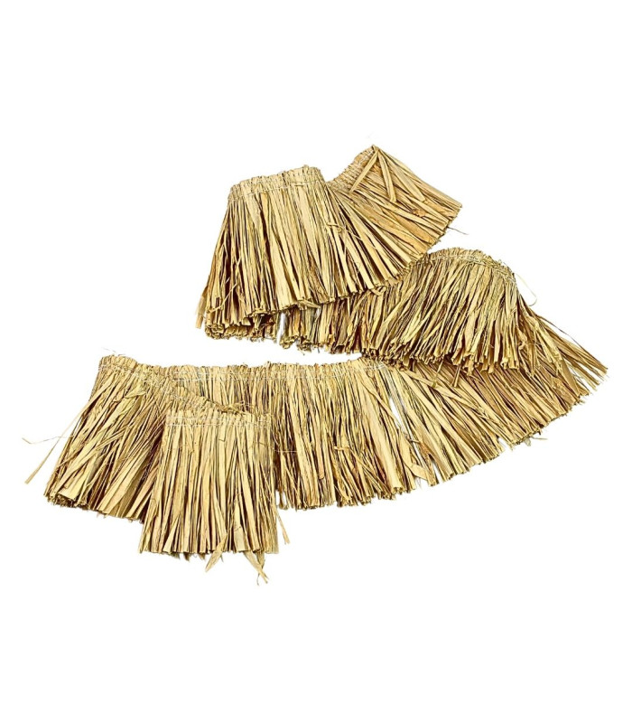 100% NATURAL RAFFIA FRINGE - 10CM X 1M