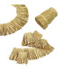 FLECOS DE RAFIA NATURAL 100% - 10CM X 1M