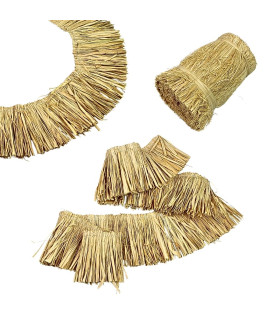 100 % NATÜRLICHE RAFFIA-FRANSEN – 10CM X 1M