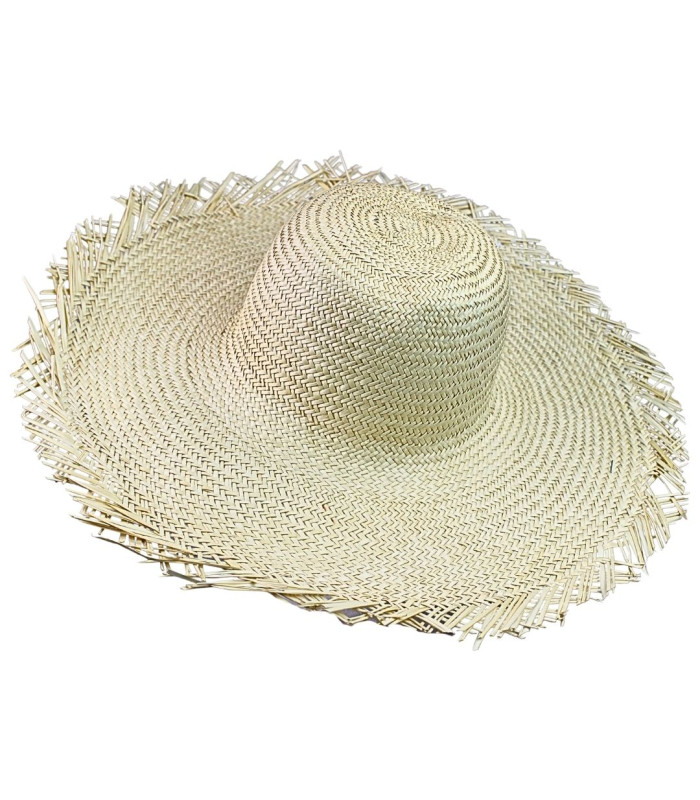 BRAIDED PALM LEAF CAPELINE