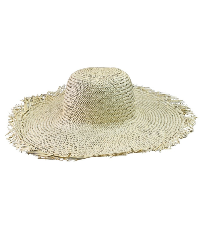 CAPELINE AUS GEFLLOCHTENEN PALMBLÄTTERN