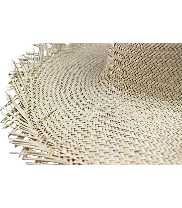 BRAIDED PALM LEAF CAPELINE