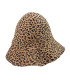 CAPELINA DE FIELTRO ESTAMPADO LEOPARDO - LANA MERINO 100%