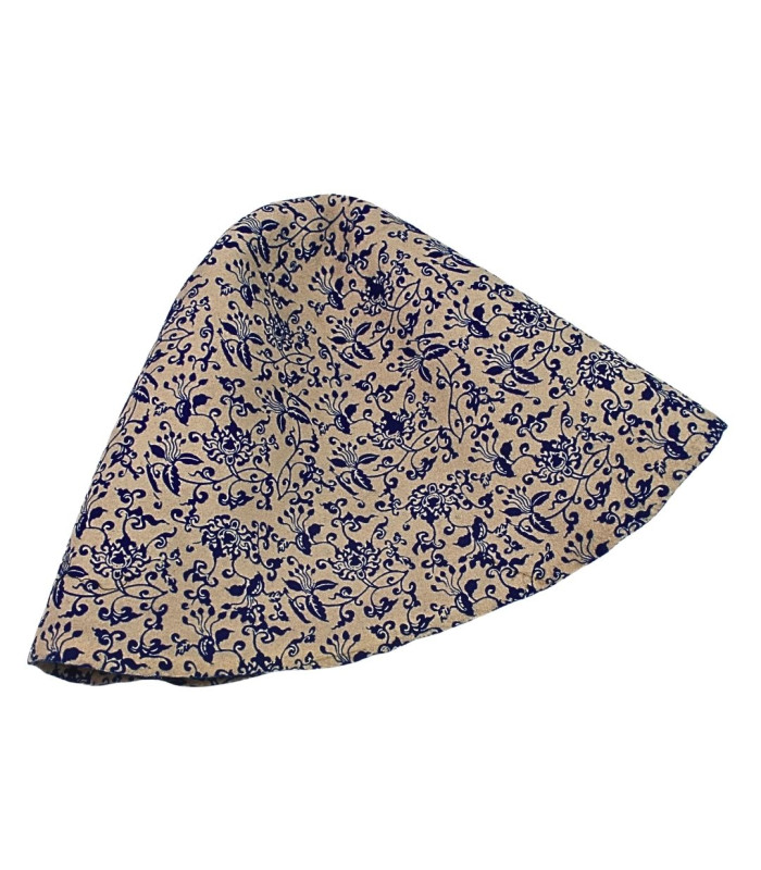 FLORAL PRINT FELT CONE – 100% MERINO WOOL