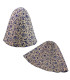 CONO DE FIELTRO ESTAMPADO FLORAL - LANA MERINO 100%