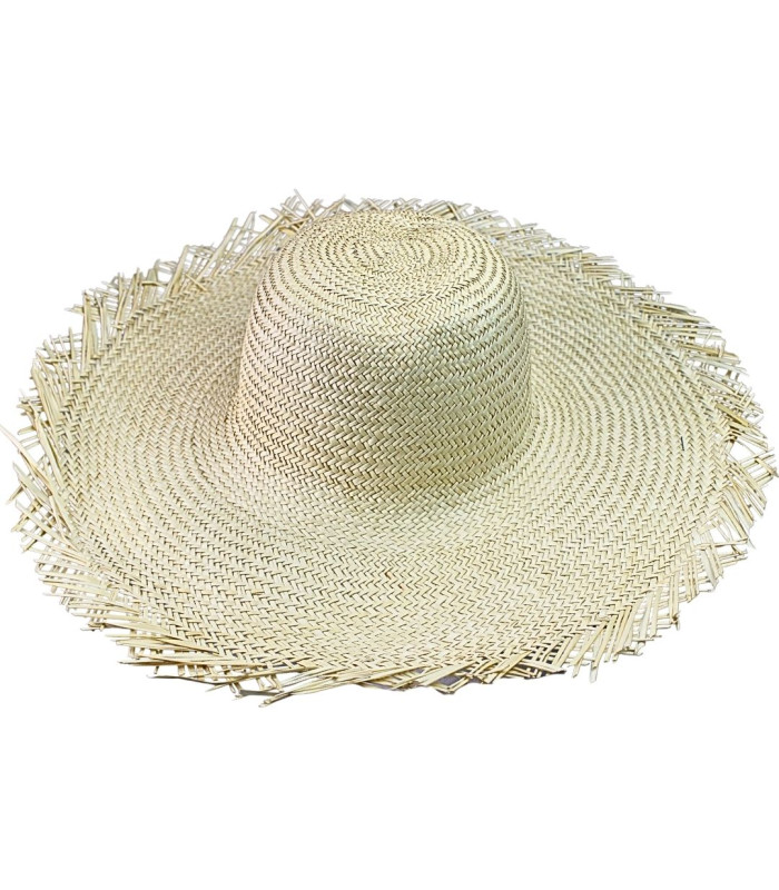 BRAIDED PALM LEAF CAPELINE