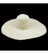 100% Merino BLACK Wool Felt Capeline / 48cm Diameter - 200g