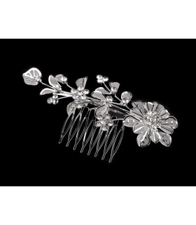 METAL COMB WITH RHINESTONES