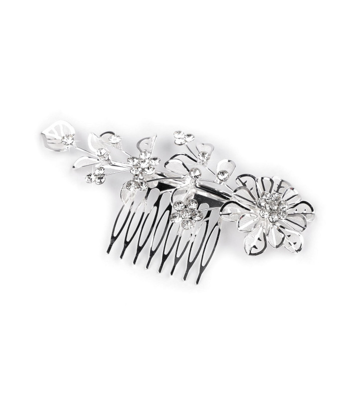 METAL COMB WITH RHINESTONES