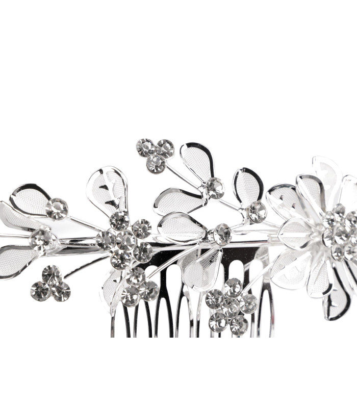 METAL COMB WITH RHINESTONES
