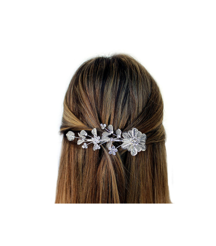 METAL COMB WITH RHINESTONES