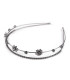DOUBLE ROW RHINESTONE TIARA