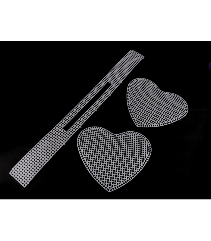 REJILLA DE PLÁSTICO CON FORMA DE CORAZÓN