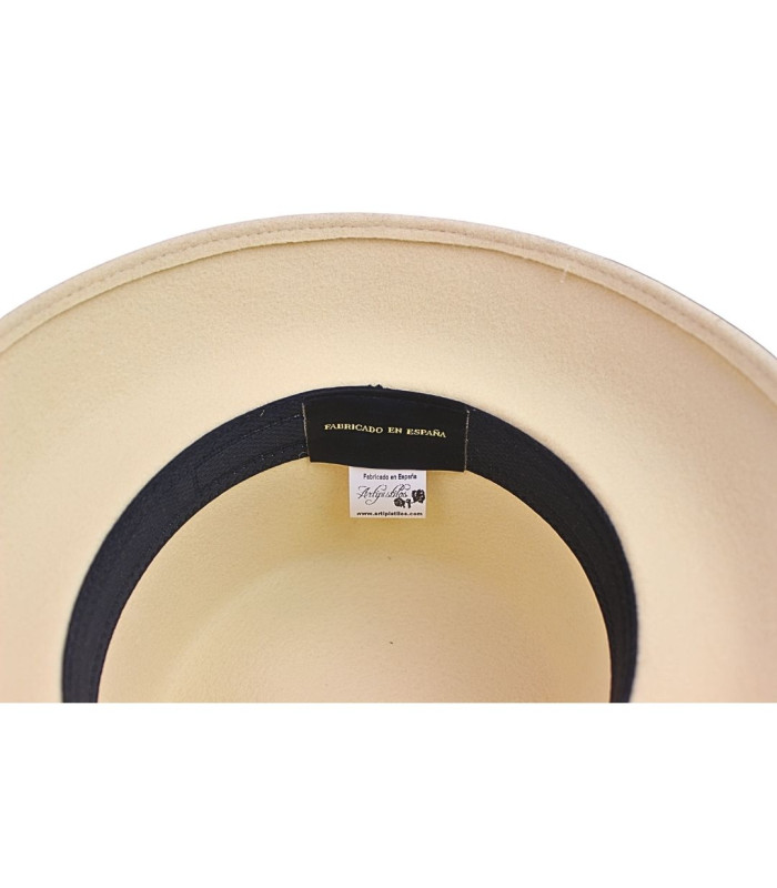 100% WOOL FELT HAT/WIDE-BRIM HAT – ADJUSTABLE AND NON-DEFORMABLE