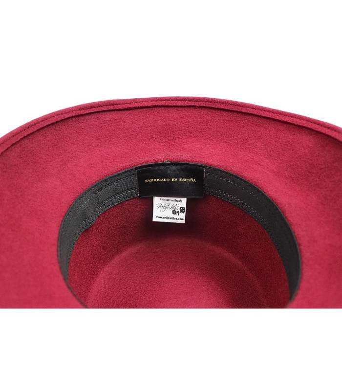 100% WOOL FELT HAT/WIDE-BRIM HAT – ADJUSTABLE AND NON-DEFORMABLE